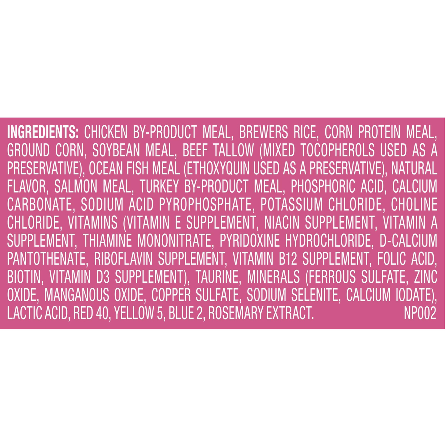 Kitten with Meow Mix chicken formula dry cat food
