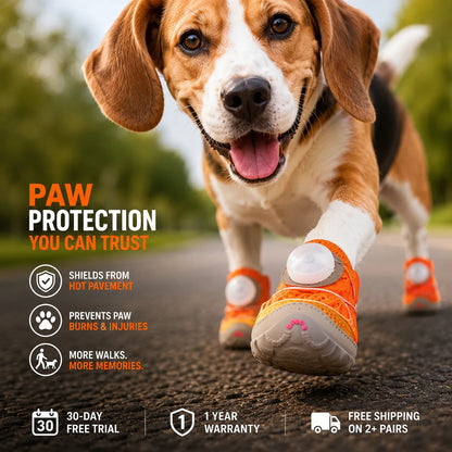 Dog Shoes 4 Pieces – Stay-On Anti-Slip Paw Boots