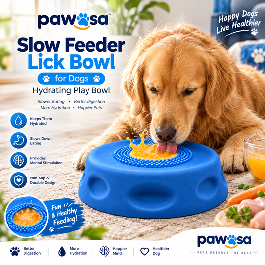 Slow Feeder Lick Bowl for Dogs – Pawosa Hydrating Play Bowl