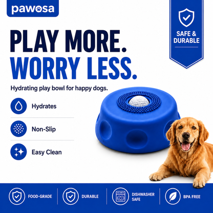 Slow Feeder Lick Bowl for Dogs – Pawosa Hydrating Play Bowl
