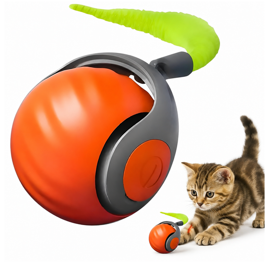 Automatic Rolling Ball Cat Toy – Rechargeable Interactive Moving Ball