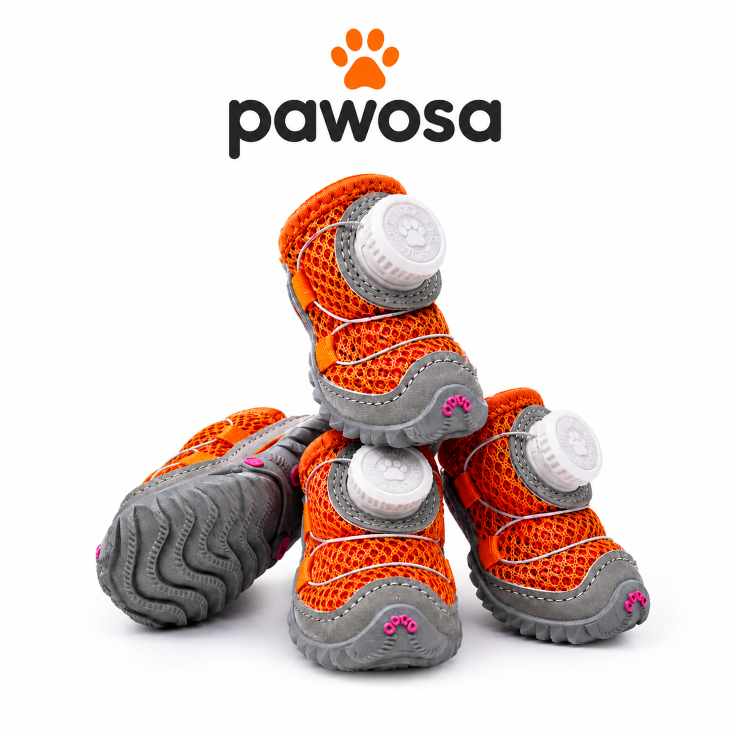 Dog Shoes 4 Pieces – Stay-On Anti-Slip Paw Boots