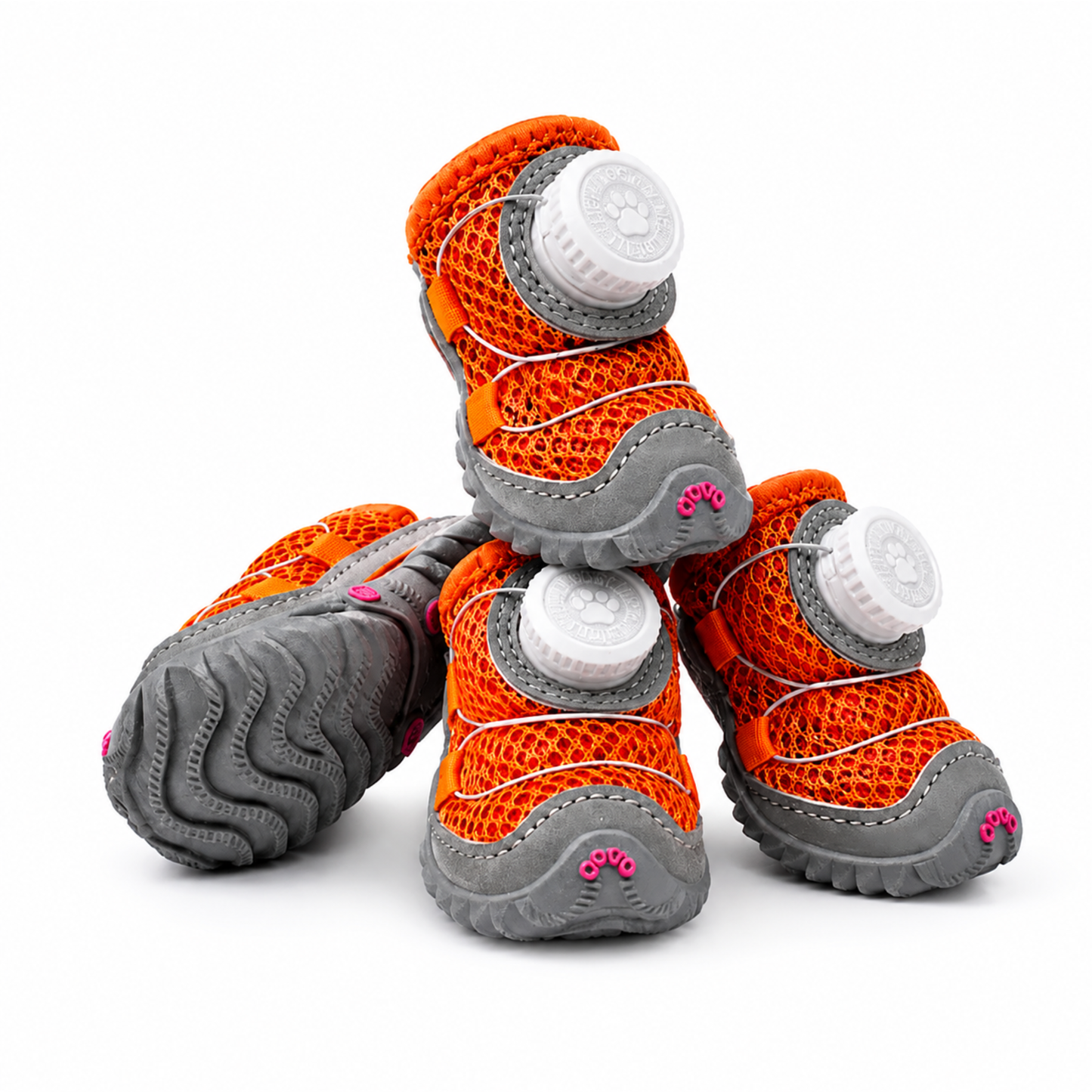 Dog Shoes 4 Pieces – Stay-On Anti-Slip Paw Boots